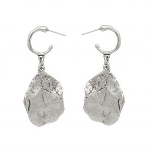 Handmade Pewter Earrings - 1911