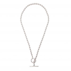 Handmade Ball Brass Necklace - 4014