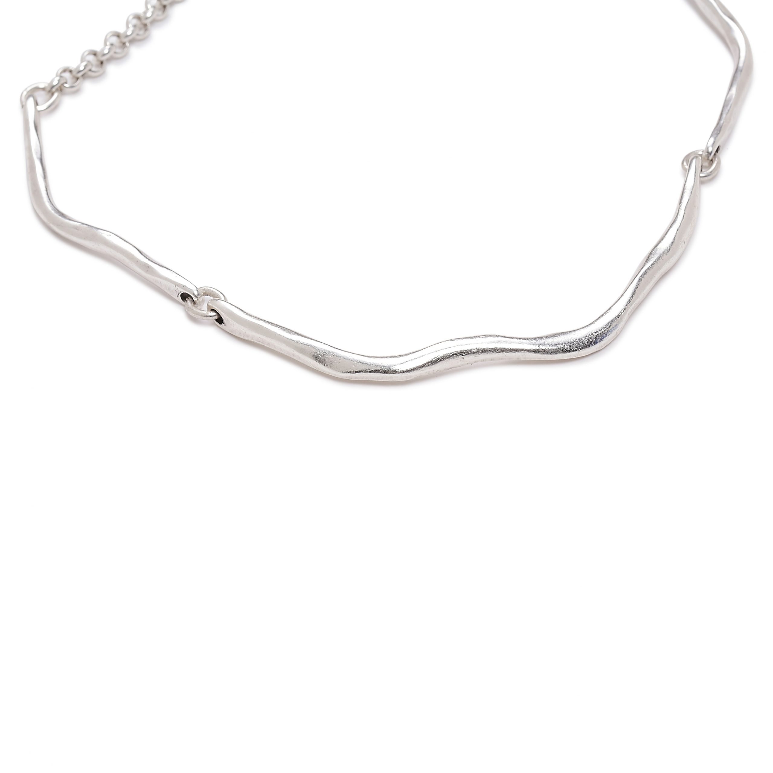 Handmade Pewter Necklace - 4017 - Image 3
