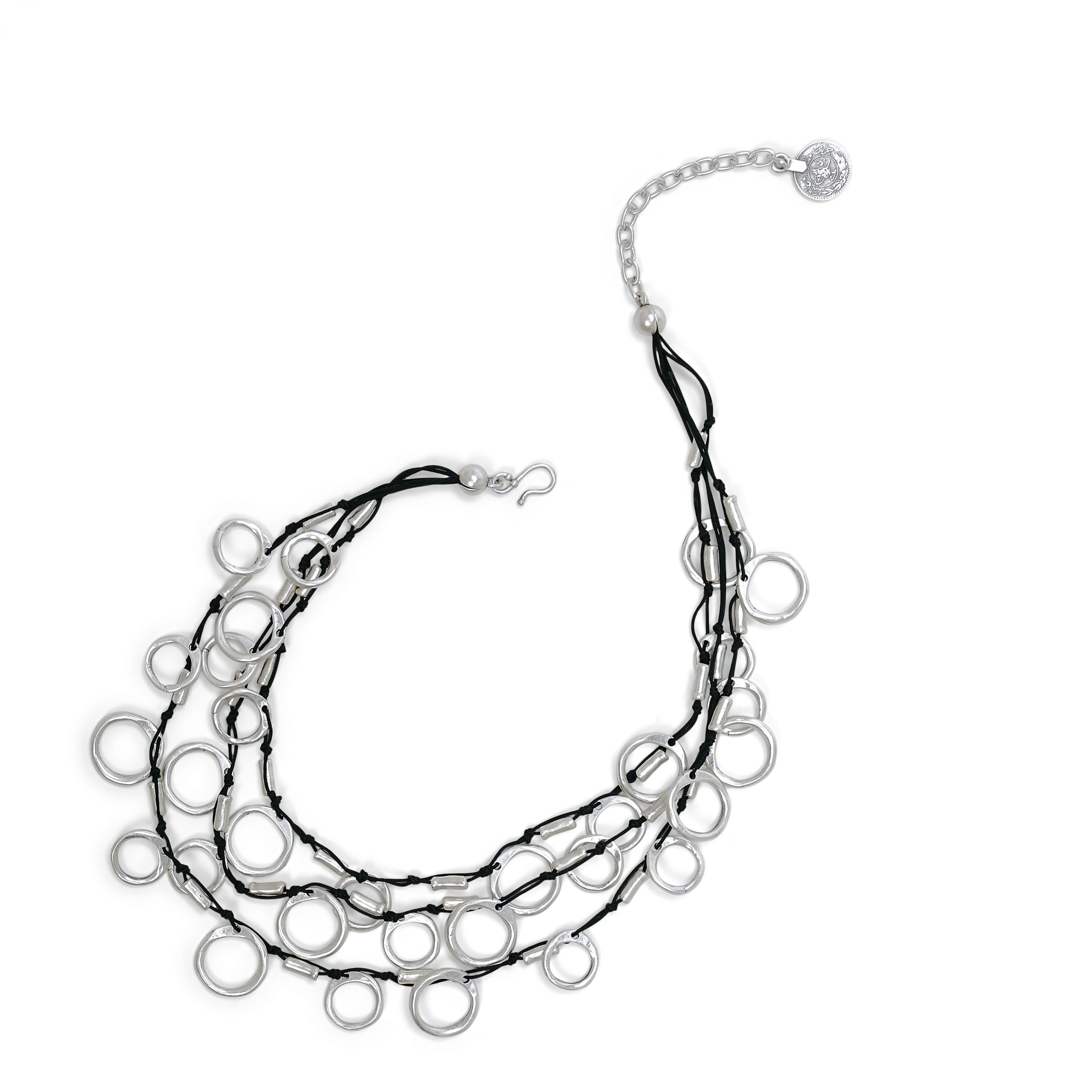 Handmade Pewter Necklace - 24-111 - Image 2