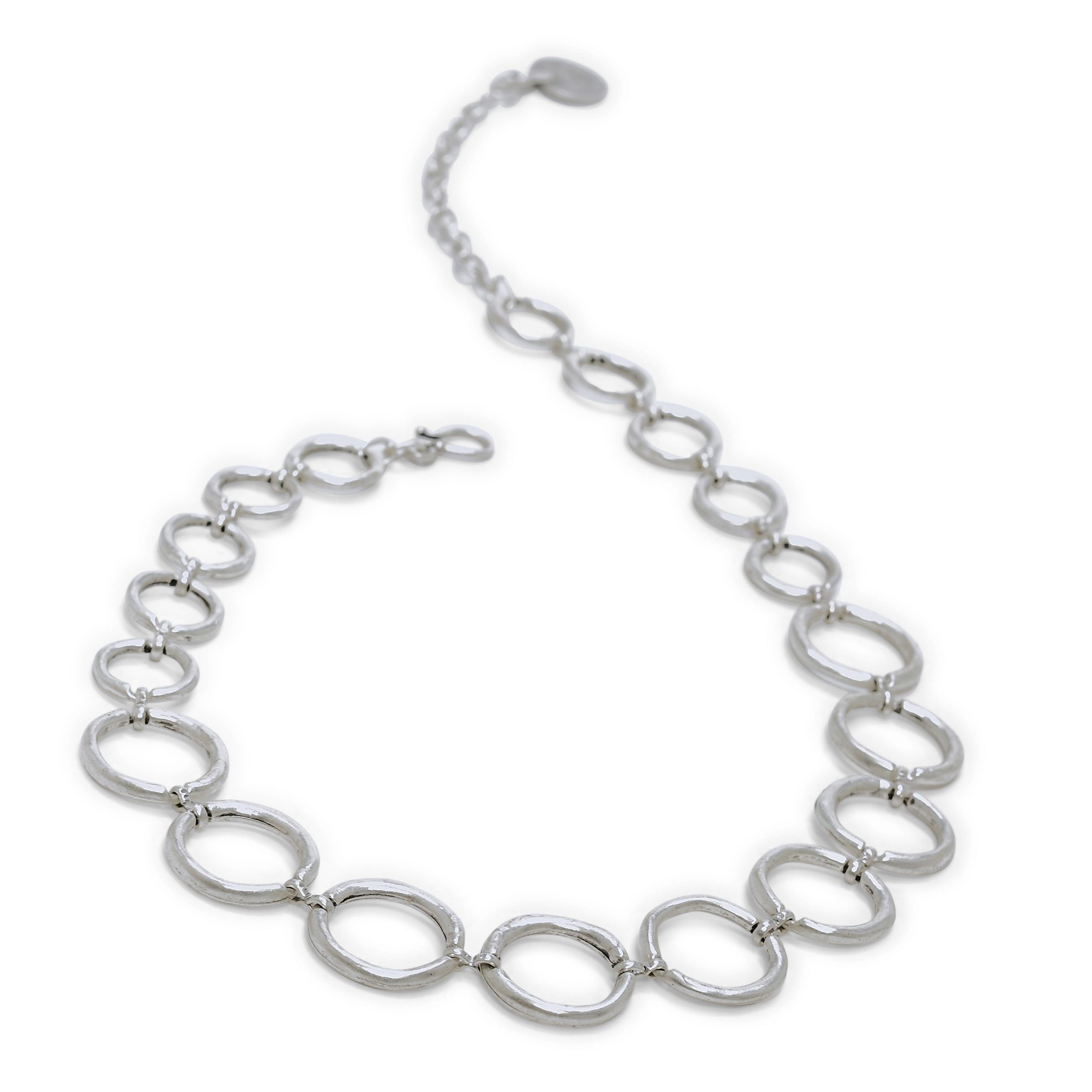 Handmade Pewter Necklace - 24-112 - Image 2