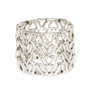 Handmade Pewter Bracelet - 24-211